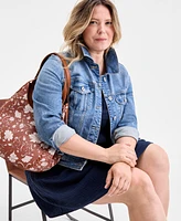 Style & Co Plus Square-Neck Tiered Dress, Exclusively at Macy's