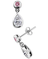 Giani Bernini Cubic Zirconia Drop Earrings Sterling Silver (also 18k Gold over Silver), Exclusively at Macy's