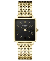 Rosefield Boxy Women's Gold Tone Stainless Steel Bracelet Watch 28mm