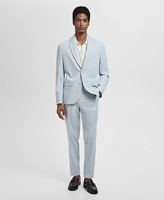 Mango Men's Stretch Fabric Super Slim-Fit Suit Blazer