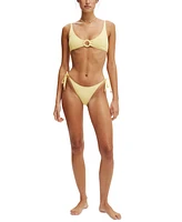 Cotton On Women's Side-Tie Brazilian Bikini Bottoms