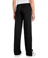 Guess Women's Yarrow Straight-Leg Scuba-Knit Joggers