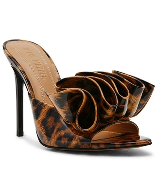 Steve Madden Women's Affinity Ruffle High-Heel Dress Mules