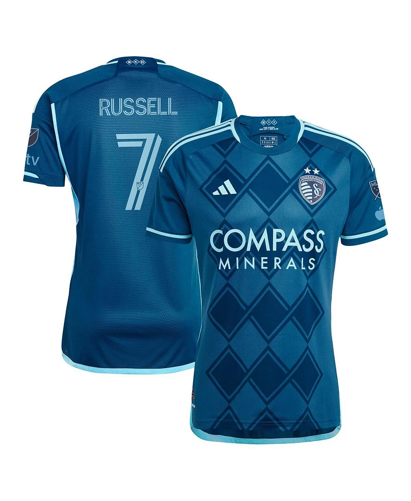 Adidas Men's Johnny Russell Navy Sporting Kansas City 2024 Diamonds Our Forever Authentic Player Jersey