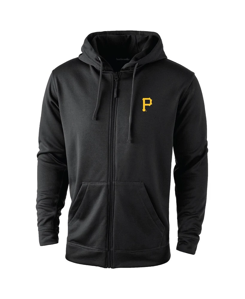 Dunbrooke Men's Black Pittsburgh Pirates Trophy Full-Zip Hoodie
