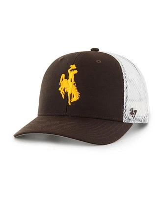'47 Brand Men's Brown Wyoming Cowboys Mesh Hitch Trucker Adjustable Hat
