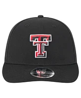 New Era Men's Black Texas Tech Red Raiders Low Profile 9FIFTY Snapback Hat