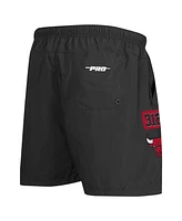 Pro Standard Men's Black Chicago Bulls Area Code Shorts