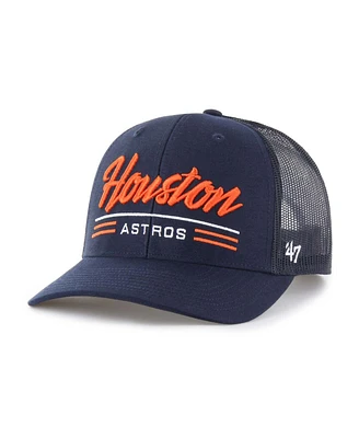 '47 Brand Men's Navy Houston Astros Garner Trucker Adjustable Hat