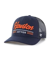 '47 Brand Men's Navy Houston Astros Garner Trucker Adjustable Hat