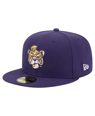 New Era Men's Purple Lsu Tigers Vault 59FIFTY Fitted Hat
