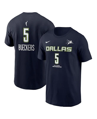 Nike Men's Paige Bueckers Navy Dallas Wings 2025 Wnba Draft Explorer Edition Name Number T-Shirt