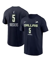 Nike Men's Paige Bueckers Navy Dallas Wings 2025 Wnba Draft Explorer Edition Name Number T-Shirt