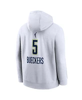 Nike Men's Paige Bueckers White Dallas Wings 2025 Wnba Draft Heroine Edition Name Number Pullover Hoodie