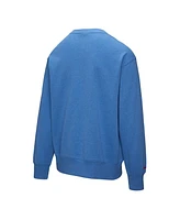 Mitchell & Ness Men's Blue New York Rangers Playoff Win Fleece Pullover Sweatshirt