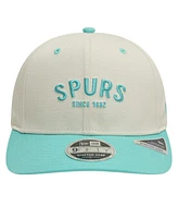 New Era Men's Tan Tottenham Hotspur Contrast Visor 9FIFTY Adjustable Hat