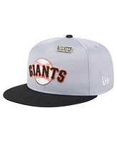 New Era Men's Gray/Black San Francisco Giants Satin 59FIFTY Fitted Hat