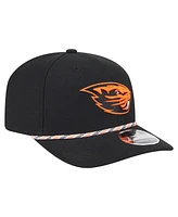 New Era Men's Black Oregon State Beavers Game Day Multi-Rope 9SEVENTY Stretch-Snap Hat