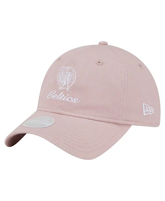 New Era Women's Pink Boston Celtics Gameday Preppy 9TWENTY Adjustable Hat