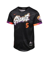 Nike Big Boys and Girls Outerstuff Mike Yastrzemski Anthracite San Francisco Giants 2025 City Connect Limited Jersey