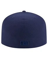 New Era Men's Navy Texas Rangers Color Pack A-Frame 59FIFTY Fitted Hat