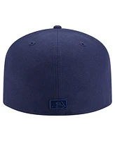 New Era Men's Navy Minnesota Twins Color Pack A-Frame 59FIFTY Fitted Hat