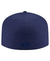 New Era Men's Navy Kansas City Royals Color Pack A-Frame 59FIFTY Fitted Hat