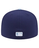 New Era Men's Navy/Light Blue Los Angeles Dodgers Color Pack 2-Tone 59FIFTY Fitted Hat
