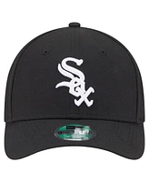 New Era Big Boys and Girls Black Chicago White Sox Player Replica 9FORTY Adjustable Hat