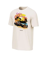 Outerstuff Men's Cream McLaren F1 Team Miami Washed T-Shirt