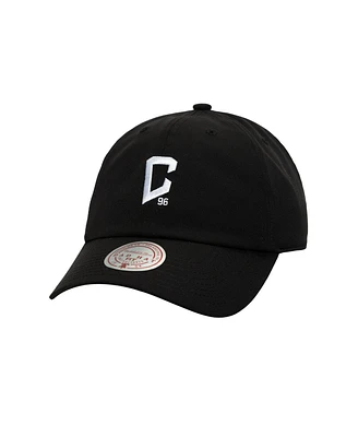 Mitchell & Ness Men's Black Columbus Crew Perfect Strapback Adjustable Hat