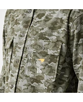 New Era Men's Camo McLaren F1 Team Button-Up Shirt