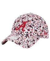 New Era Women's White Alabama Crimson Tide Blooming 9TWENTY Adjustable Hat