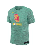 Nike Big Boys and Girls Mint San Diego Padres Authentic Collection City Connect Velocity Performance T-Shirt