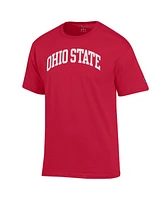 Champion Men's Scarlet Ohio State Buckeyes Basic Arch T-Shirt