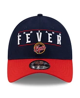 New Era Men's and Women's Navy/Red Indiana Fever 2025 Wnba Draft 9TWENTY Adjustable Hat