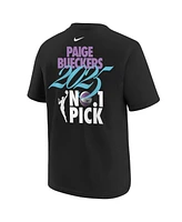Nike Big Boys and Girls Paige Bueckers Black 2025 Wnba Draft The One T-Shirt