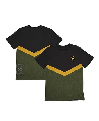 Loungefly Men's and Women's Black/Green Loki The Original T-Shirt