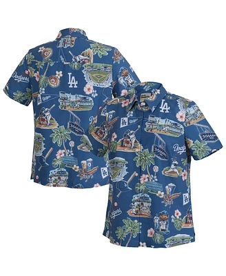 Reyn Spooner Women's Blue Los Angeles Dodgers Scenic Button-Up Top