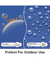 Aoodor Outdoor Chair Cushion W20''xD19''Soft and Fade-resistant Polyester, Invisible Zipper for Easy Cleaning, Two Sets of Ties High Adaptability