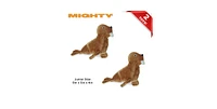 Mighty Jr Arctic Walrus, 2-Pack, Durable Plush Squeaky Dog Toys