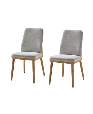 Luis Easy to Assemble and Ergonomic Dining Chair ,Set of 2