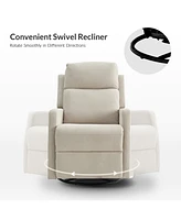 Julian Swivel rocker Recliner with Thick Seat Cushion
