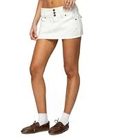 Edikted Women's Mckinley Denim Mini Skirt