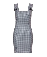 Quiz Women's Bengaline Gingham Bodycon Dress