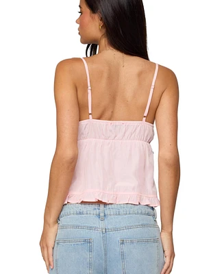 Edikted Women's Halsey Ruffle Tank Top