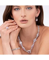 Anna Zuckerman Kennedy Oval Crystalline Ring