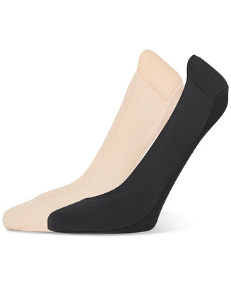 Hue Women's 2-Pk. Heelbliss Cushioned-Back Liner Socks U24376