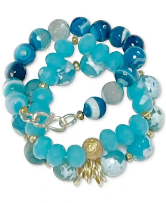 Michael Gabriel Designs Amazonite Labradorite Bracelet