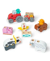 Melissa and Doug Blockables Farm Play Set